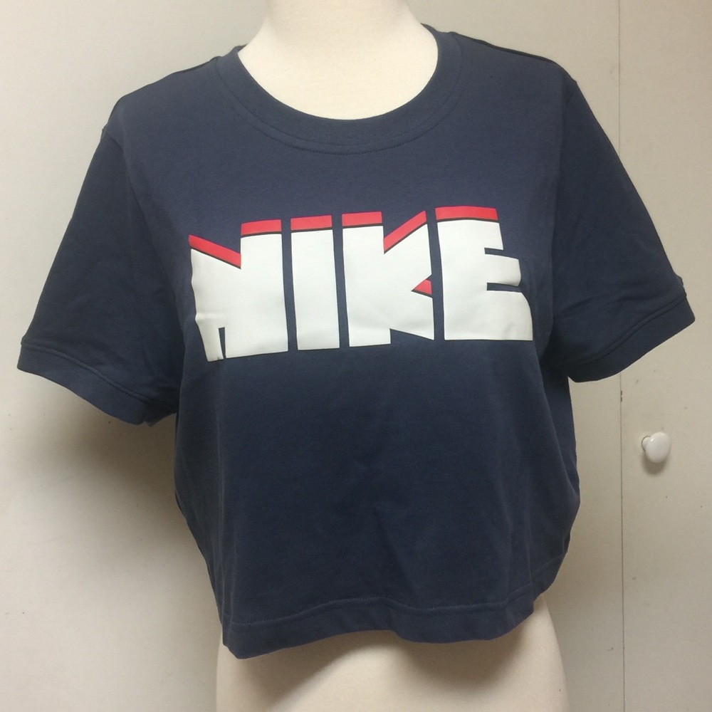 Nike archive cropped bubble t-shirt
